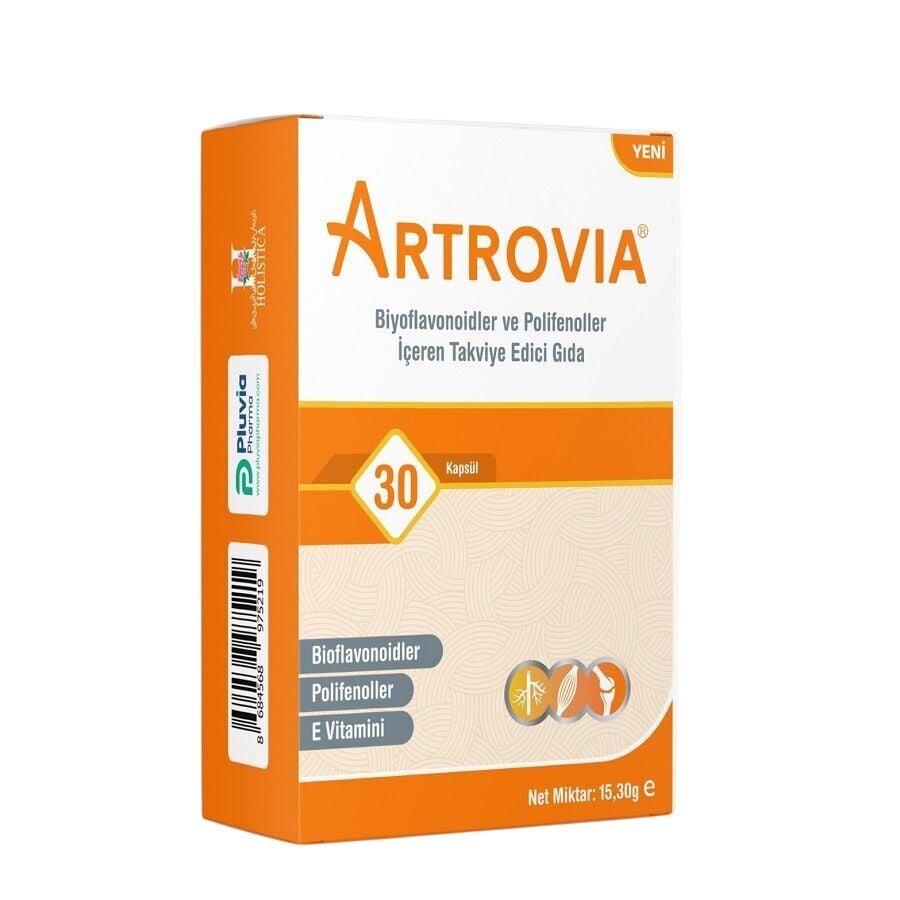 Pluvia Pharma Artrovia Herbal Support Supplement 30 Capsules
