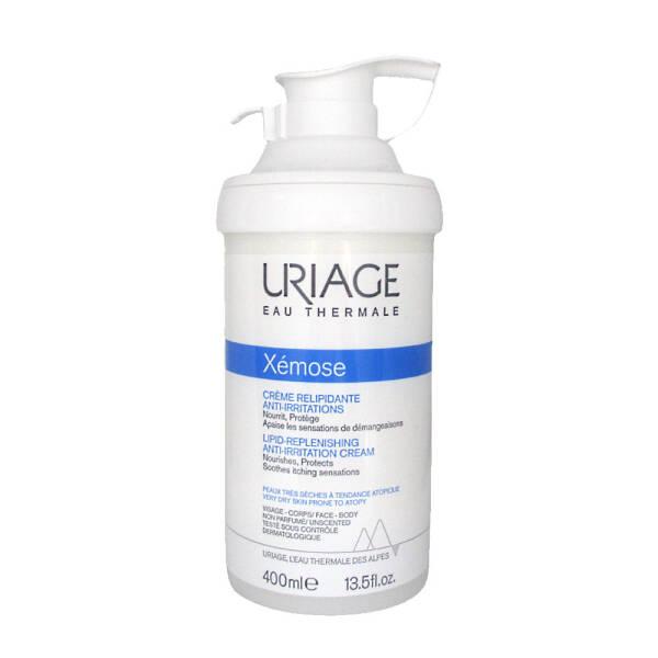 Uriage Uriage Xemose Lipid Replenishing Cream 400ml - Moisturizing Cream for Dry Skin, Hydrating Face & Body - Face Cream