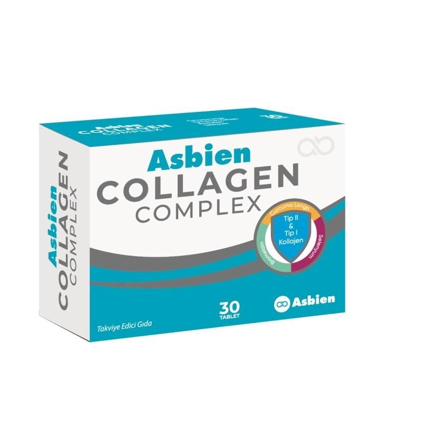 Asbien Collagen Complex Daily Support Supplement 30 Tablets