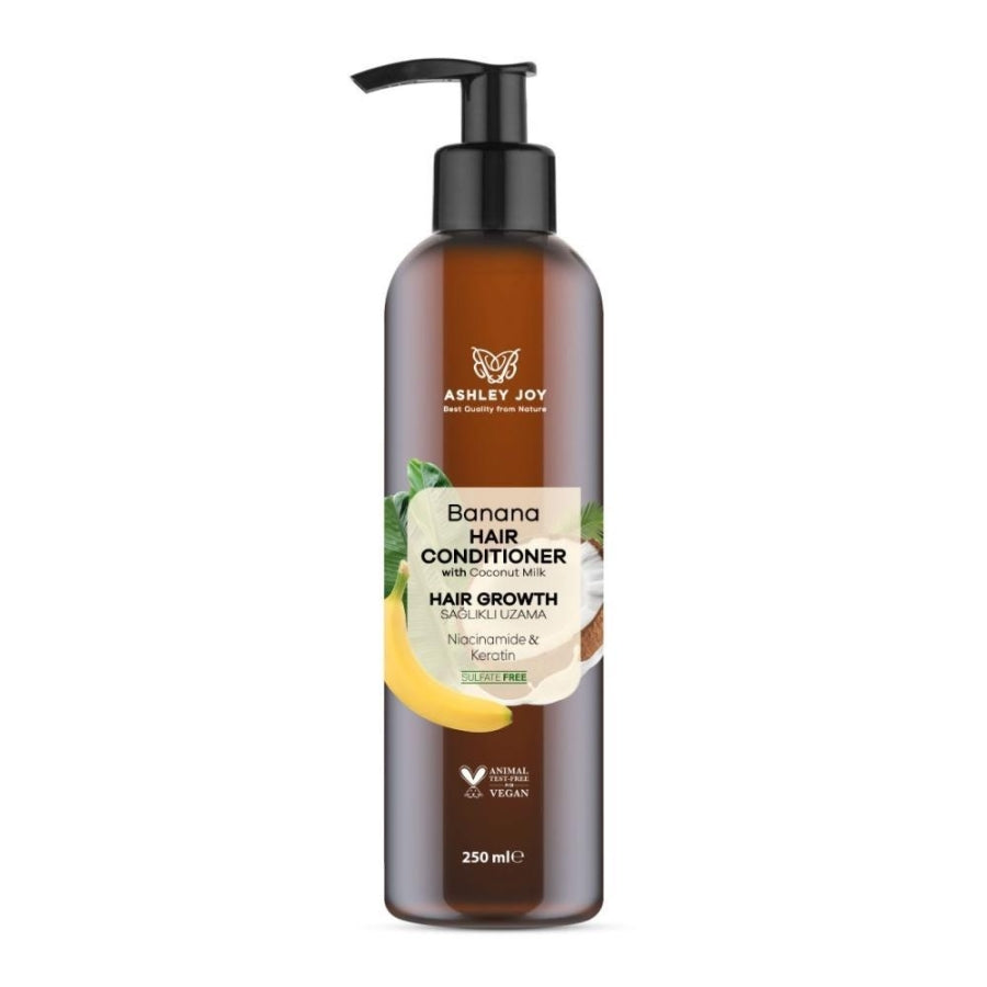 Ashley Joy Banana Hair Conditioner for Softness and Shine 250ml
