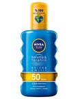 Nivea Sun SPF 50 Sunscreen Spray: UVA UVB Protection, Non-Greasy, Transparent Formula - For Outdoor Activities & Refreshing Feel Nivea SPF 50 Sunscreen Spray: UVA/UVB Protection & Refreshing sunscreen spray, SPF 50 sunscreen, water resistant sunscreen, non-greasy sunscreen, transparent sunscreen, UVA UVB protection, sun protection spray, sunscreen for outdoor activities, refreshing sunscreen, clear sunscreen spray, sunscreen, SPF 50, UVA protection, UVB protection, water resistant, non-greasy, transparent, 