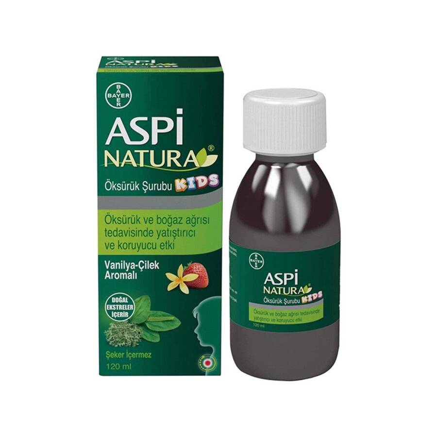 Aspinatura Kids Cough Syrup Vanilla &amp; Strawberry 120 ml