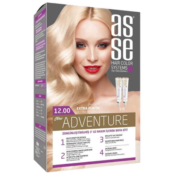 Asse Hair Color System Extra Platinum No:12.00 60ml