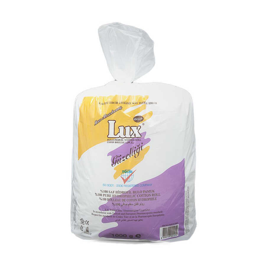 Lux Hydrophilic Cotton Roll for Personal Hygiene 1 kg