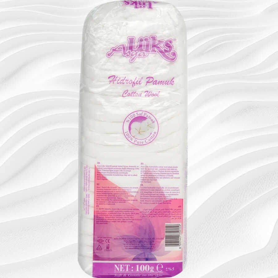 Lux Asya Cotton Wool Soft Absorbent Pads 100g