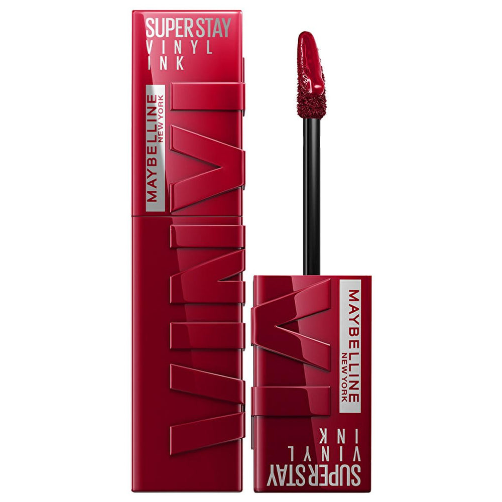 Maybelline New York Super Stay Vinyl Ink Liquid Lipstick - Long-Lasting High Shine Finish, 55 Royal - Lipstick