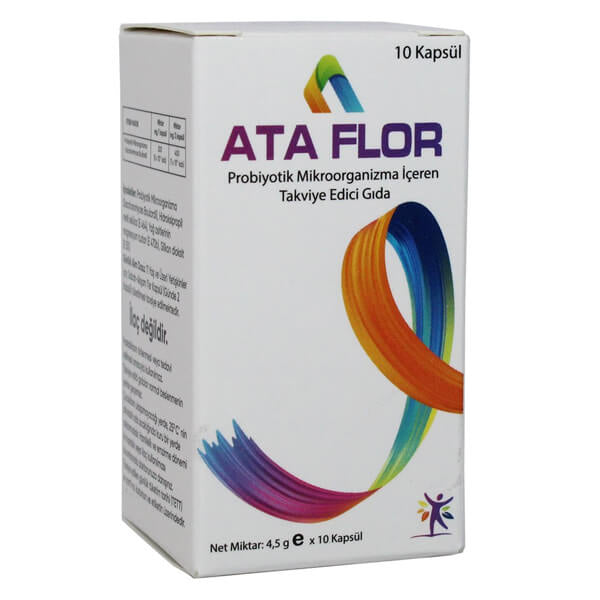 Ata Flor Probiotic Supplement for Adults 10 Capsules