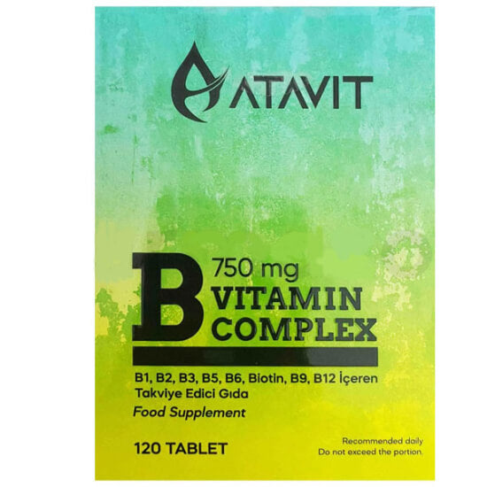 Atavit B Vitamin Complex Daily Supplement 120 Tablets