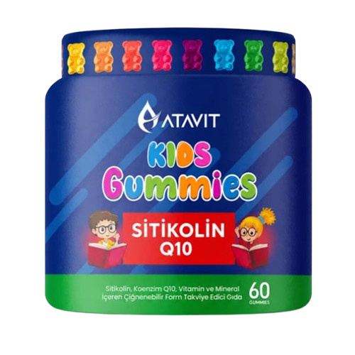 Atavit Kids Citicoline &amp; Q10 Gummies for Daily Support 60 Count