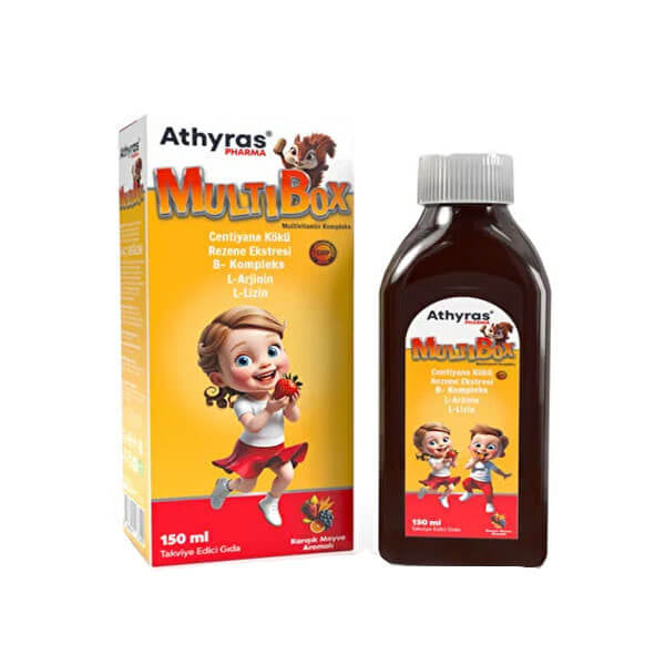 Athyras Pharma Multibox Multivitamin Syrup with L-Arginine 150 ml