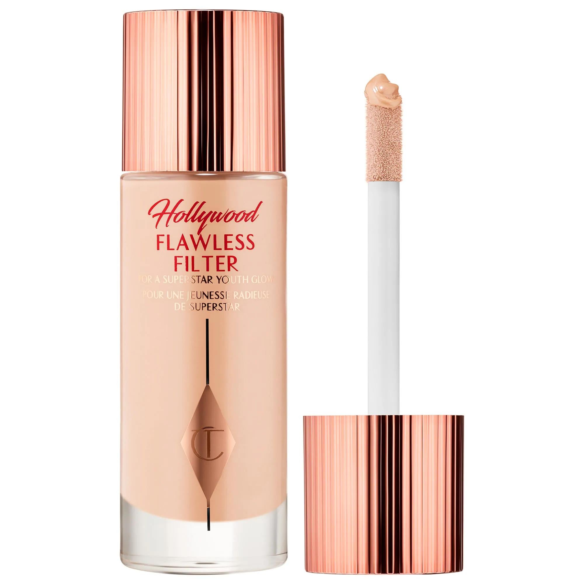 Hollywood Flawless Filter: Radiant Complexion Booster &amp; Liquid Highlighter for Glowing, Youthful Skin - Cruelty &amp; Paraben-Free Hollywood Flawless Filter: Radiant Skin - Complexion Booster complexion booster, liquid highlighter, radiant skin makeup, blurring skin filter, cruelty-free highlighter, paraben-free makeup, glowing skin makeup, youthful skin booster, highlighter, makeup, face makeup, luminizer, luminous makeup, radiant complexion, youthful glow, natural glow, primer, foundation, cruelty-free, parab