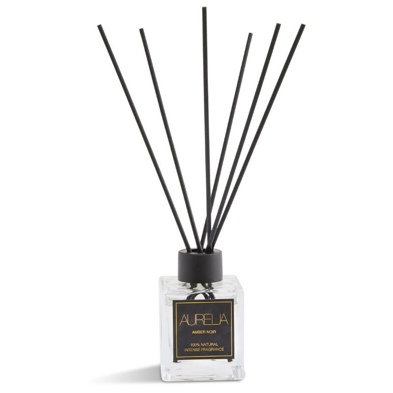 Aurelia Geneve Amber Noir Reed Diffuser for Home 100 ml