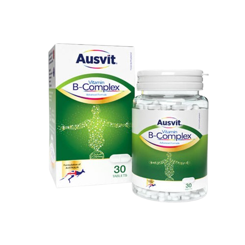 Ausvit Vitamin B Complex Advanced Formula Supplement 30 Tablets