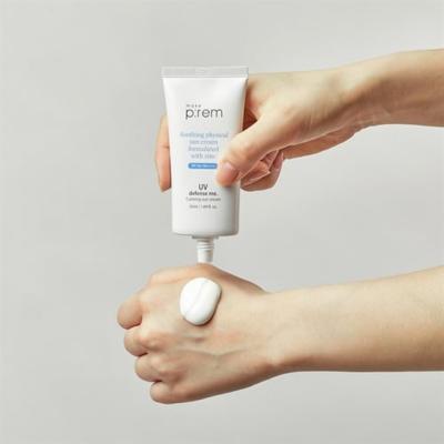 Make Prem UV Defense Me Calming Sun Cream SPF50+ PA++++ - Vegan, Mineral Sunscreen Cream for Sensitive Skin Make Prem UV Defense Me Calming Sun Cream SPF50+ - Vegan Mineral Sunscreen Sunscreen cream, SPF50+ PA++++, Mineral sunscreen, Vegan skincare, Calming sun cream, Sensitive skin products, Cruelty-free skincare, Ethical skincare, Broad-spectrum sun protection, Soothing sun cream, Non-greasy sunscreen, Daily sun protection, Skincare for sensitive skin, Natural skincare products