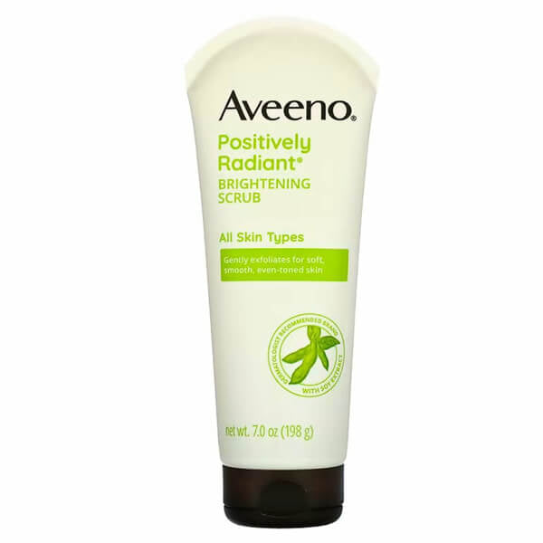 Aveeno Positively Radiant Daily Face Scrub for Brightening 198g