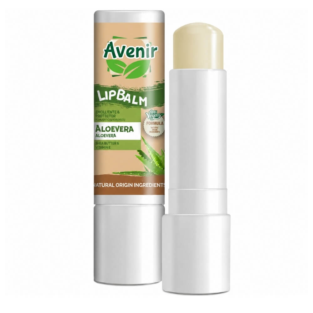 Avenir Vegan Lip Balm with Soothing Aloe Vera 5.2g