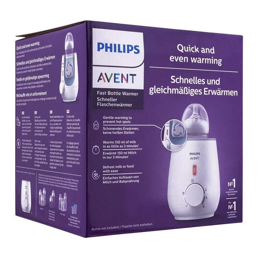 Avent Fast Bottle Warmer Even Heating SCF355/07