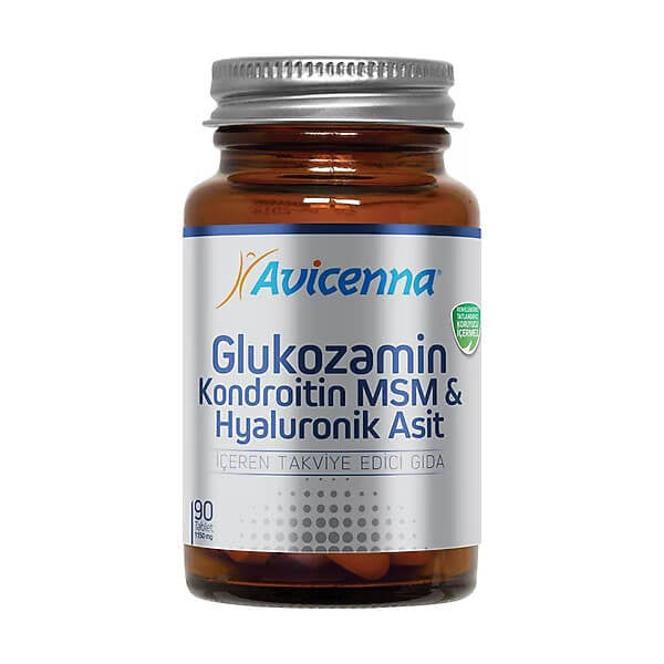 Avicenna Glucosamine Chondroitin MSM & Hyaluronic Acid 90 Tablets
