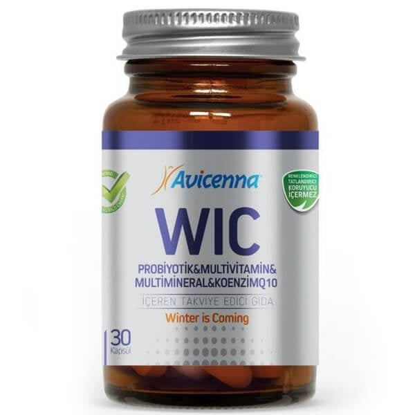 Avicenna Wic Multivitamin &amp; Probiotic Mineral Supplement 30 Caps