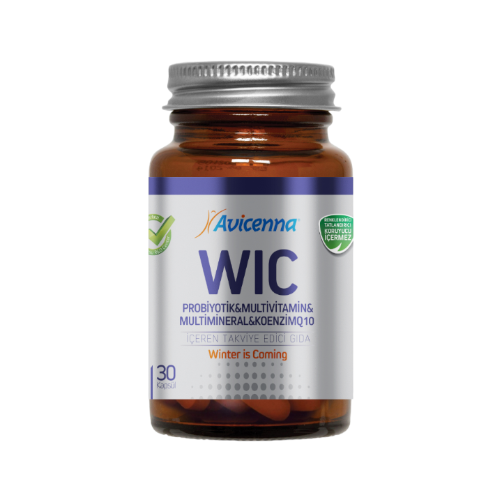 Avicenna Wic Probiotic Multivitamin & CoQ10 Support 30 Capsules