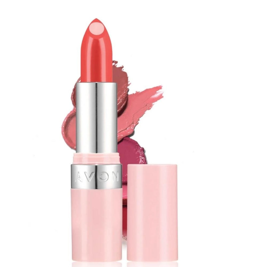 Avon Hydramatic Shine Lipstick Hydrating Coral 3.6g