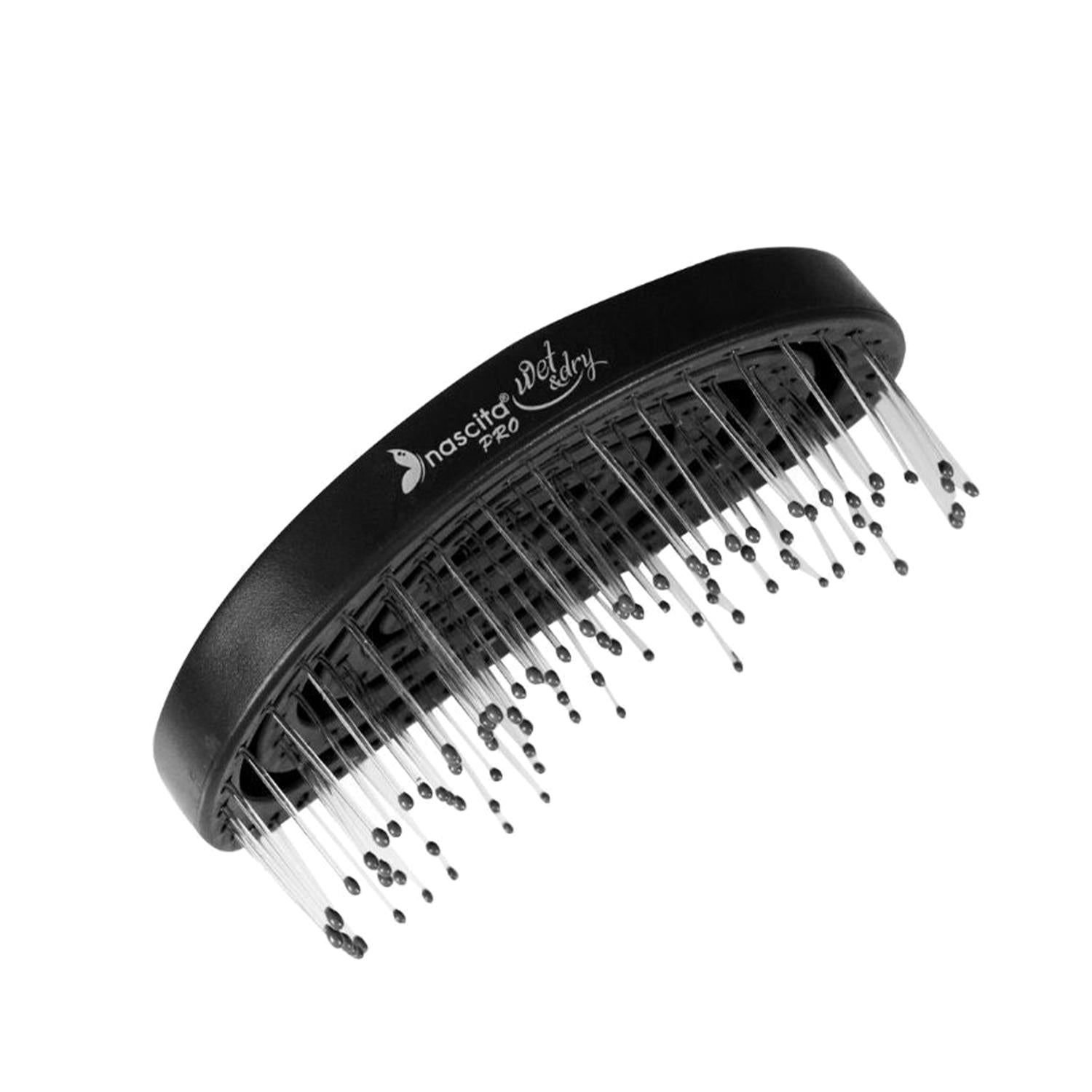 Nascita Pro 3D Oval Hair Brush - Black Detangling Brush with Ergonomic Handle Nascita Pro 3D Oval Hair Brush - Black Detangling Brush 3D Oval Hair Brush, Nascita Pro Hair Brush, Black Hair Brush, Detangling Hair Brush, Hair Care Tool, Hair Brush, Oval Hair Brush, Ergonomic Handle, High-quality Bristles, Curly Hair, Tangle-Free, Hair Detangling, Hair Styling
