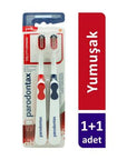 Parodontax Soft Toothbrush for Gum Care - Gentle on Gums & Teeth - 2 Pack - Toothpaste