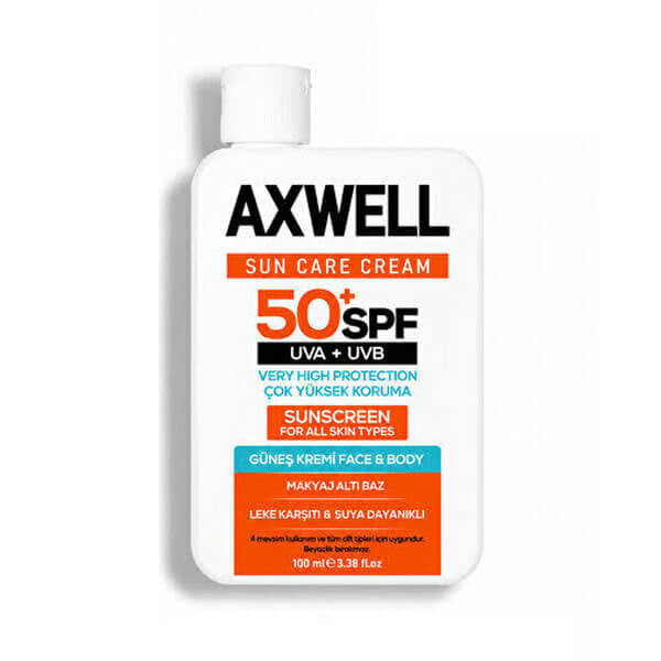 Axwell Sun Care Cream SPF 50+ High Protection 100 ml