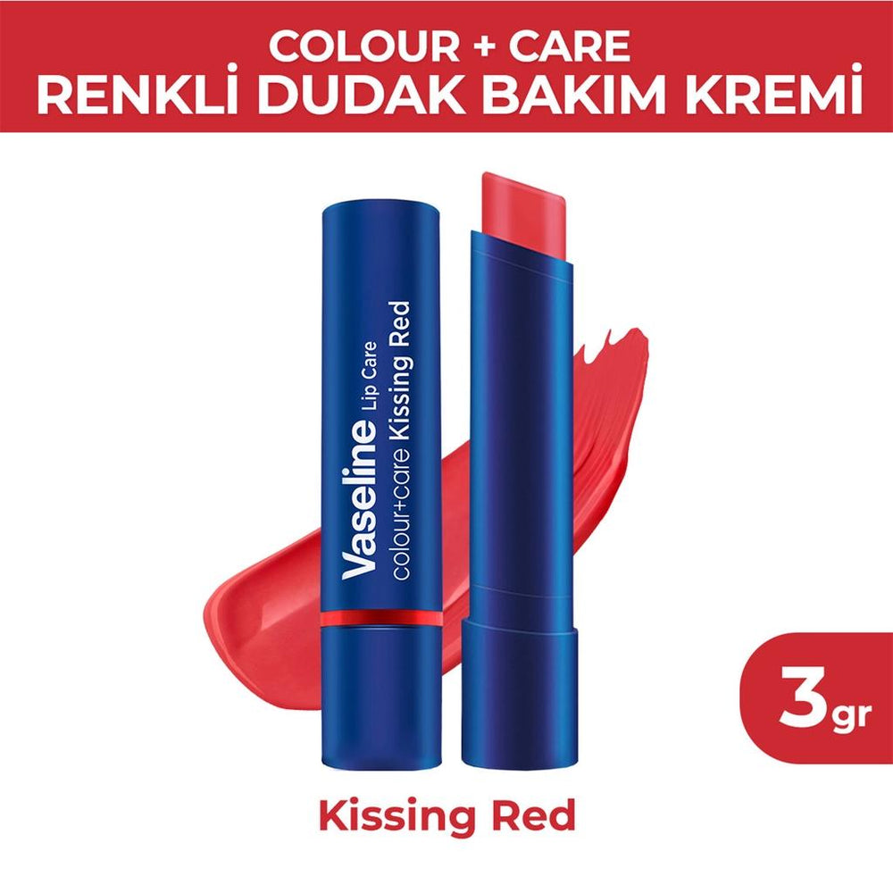 Vaseline Colour Care Tinted Lip Balm in Kissing Red 3g