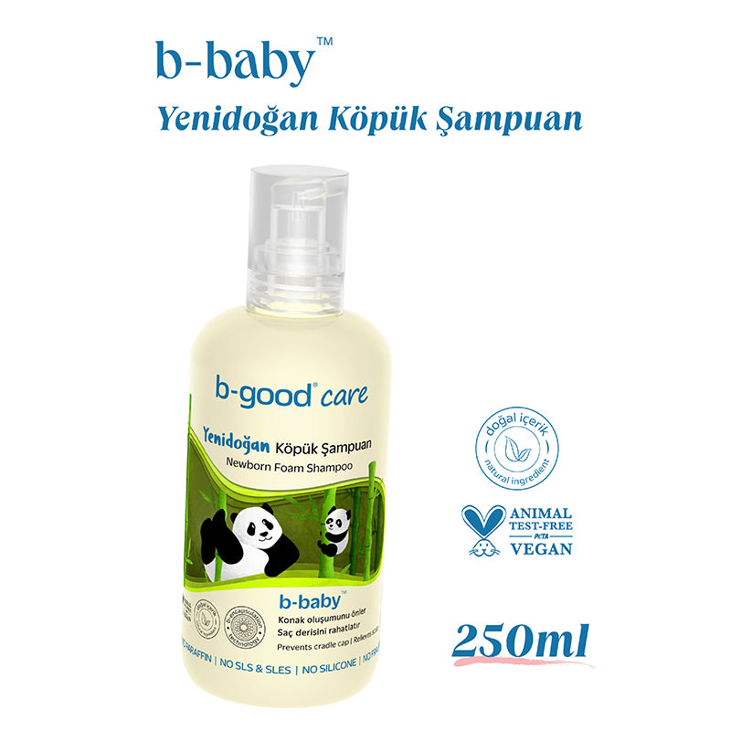 B-Good Care Baby Newborn Foam Shampoo Gentle Cleansing 250 ml