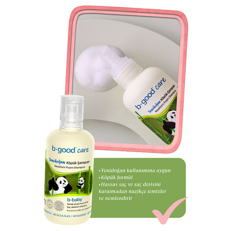 B-Good Care Baby Newborn Foam Shampoo Gentle Cleansing 250 ml