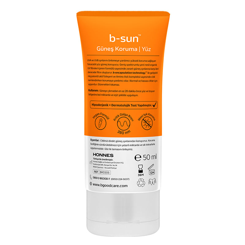 B-Good Care B-Sun SPF 30 Face Sunscreen High Protection 50 ml