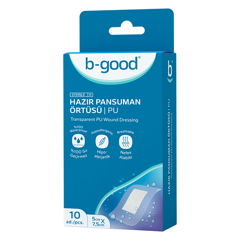 B-Good Ready Dressing Pad Waterproof Protection 5x7.5cm 10 Pack