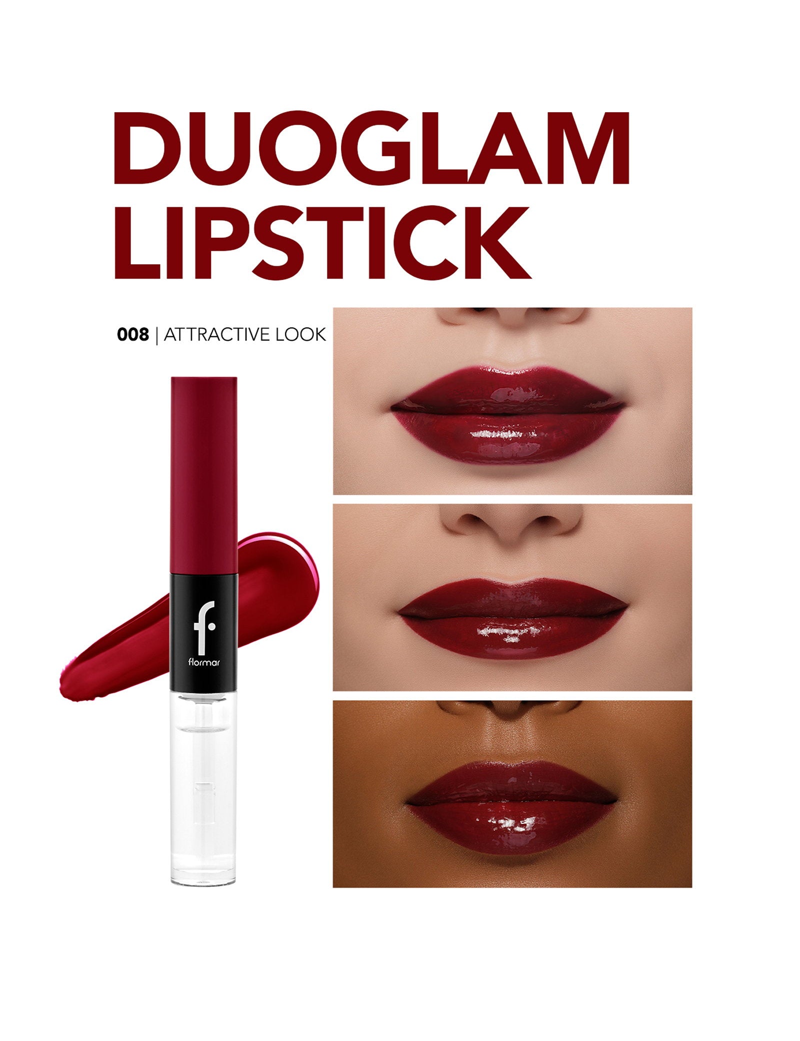 Flormar Duoglam Creamy Liquid Lipstick &amp; Lip Gloss