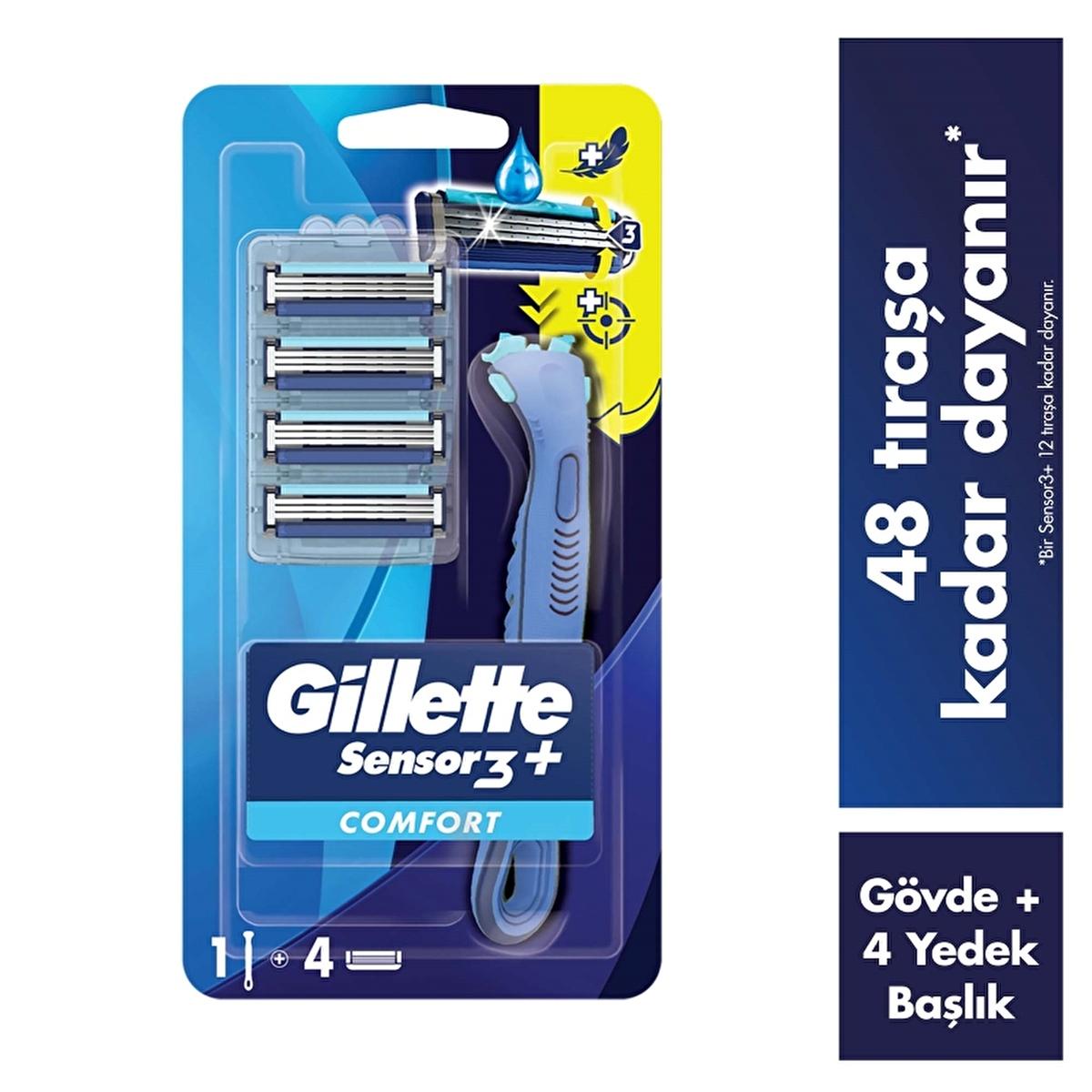 Gillette Sensor3+ Comfort: Smooth, Comfortable Shave with Replaceable Razor Blade Cartridges, Up to 48 Shaves Gillette Sensor3 Razor Blades: Smooth, Comfortable Shave Gillette Sensor3 razor blades, replaceable razor cartridges, men's shaving blades, smooth shave blades, comfortable shave razor, Gillette razor refills, blade refills for Sensor3, razor blades for sensitive skin, shaving, men's grooming, personal care, razor blades, sensitive skin, smooth shave, comfortable shave, Gillette, shaving routine, ra