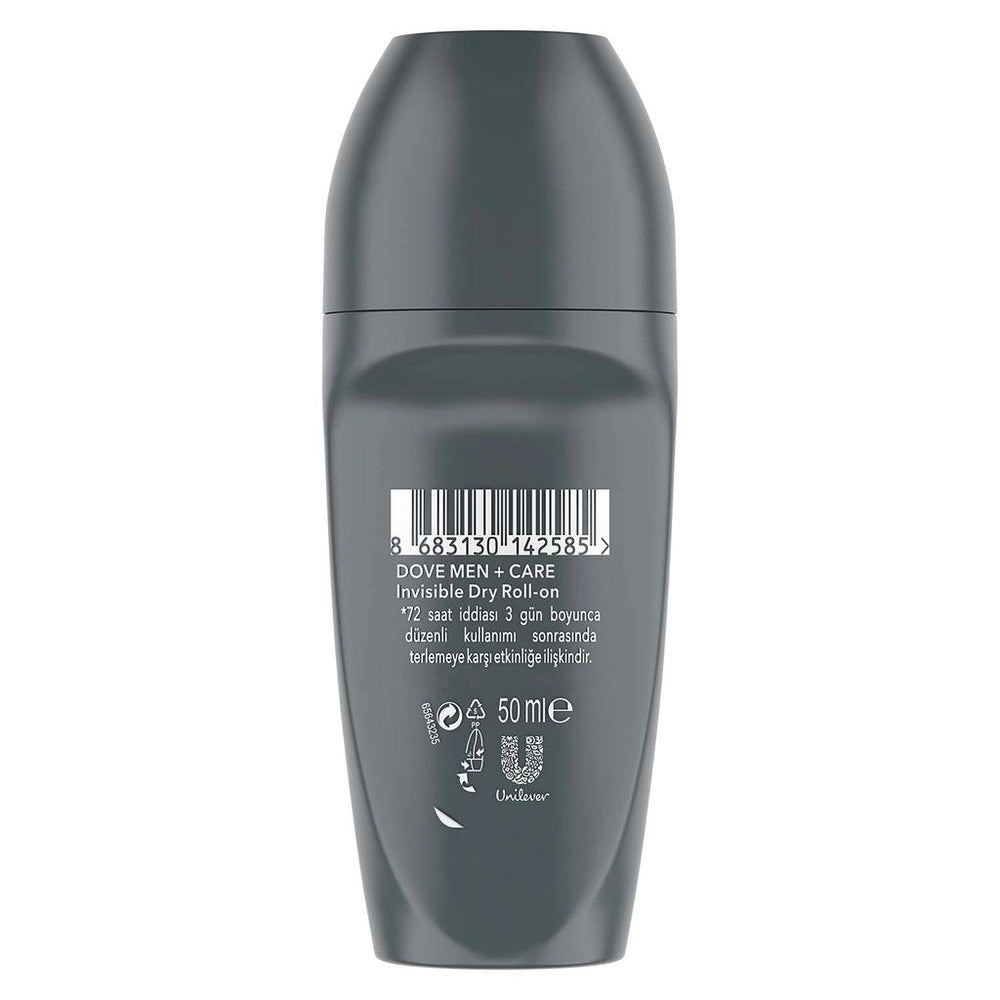 Dove Men+Care Invisible Dry Roll-On Deodorant 50ml
