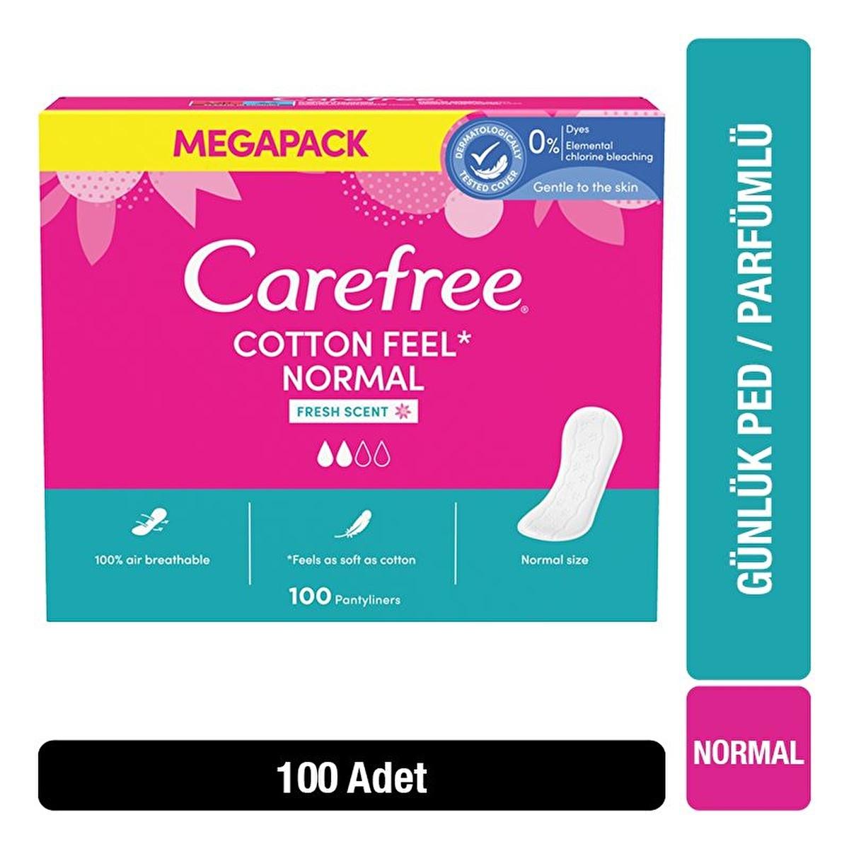 Carefree Cotton Feel Perfumed Panty Liners - 100 Count - Daily Comfort, Freshness, and Discreet Protection Carefree Panty Liners: Cotton Comfort & Daily Freshness panty liners, daily hygiene pads, cotton feel panty liners, perfumed panty liners, feminine hygiene products, daily freshness, light absorbency panty liners, individually wrapped panty liners, hygiene products, feminine care, personal care, women's health, comfortable panty liners, discreet protection, everyday freshness, subtle fragrance, absorbe