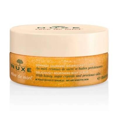 nuxe reve de miel body scrub 175ml, nourishing exfoliant with honey and sugar crystals Nuxe Reve De Miel Body Scrub - Nourishing Exfoliant | 175ml Nuxe Reve De Miel Body Scrub - Nourishing & Exfoliating nuxe, body-scrub, exfoliating, skincare, natural-ingredients, wellness, nourishing, sugar-crystals, honey, ai-generated