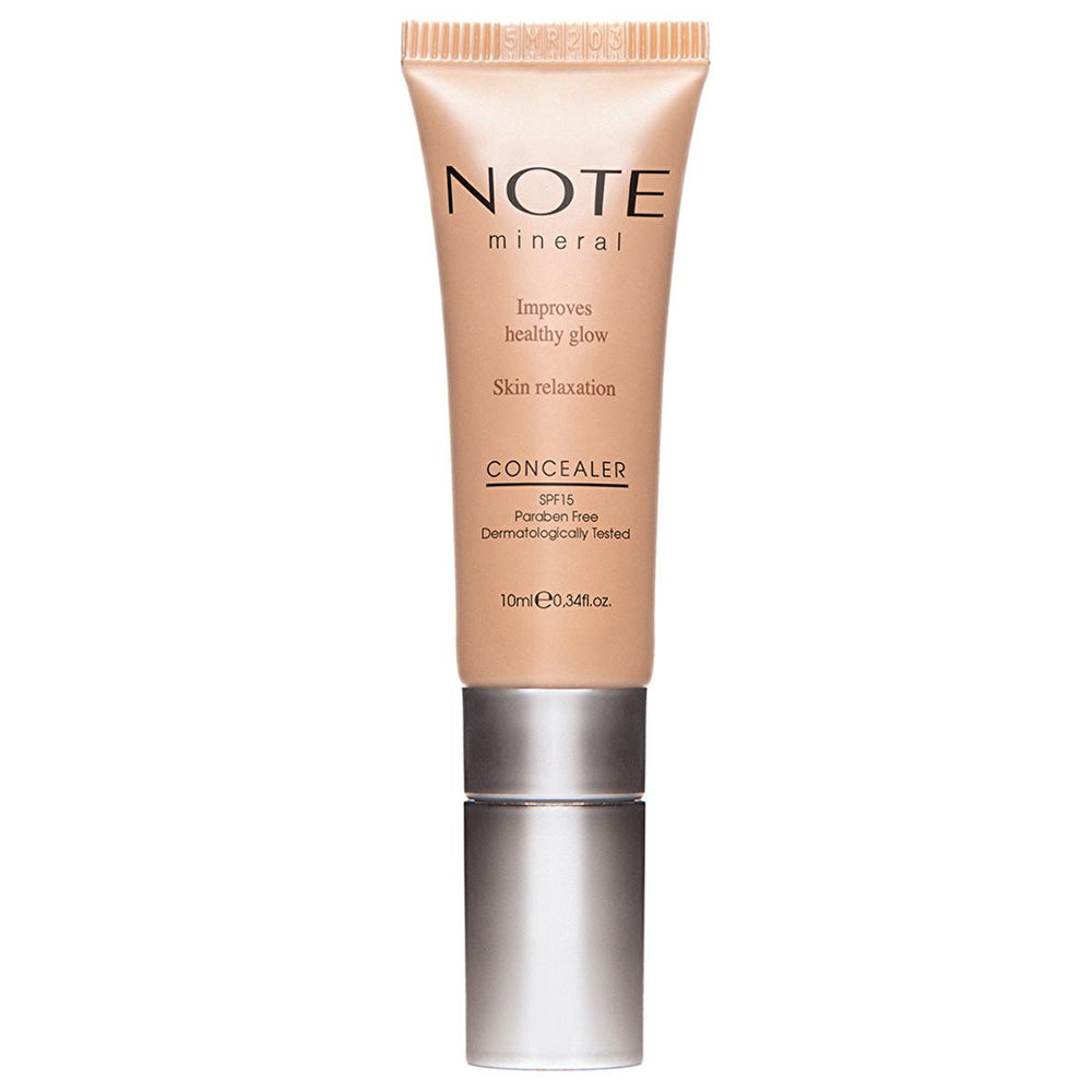 Note Mineral Concealer: Natural Coverage, Dark Circle & Age Spot Corrector - Vitamin E & Coral Seaweed Infusion For Sensitive Skin Note Mineral Concealer: Dark Circle & Age Spot Corrector mineral concealer, dark circle concealer, age spot concealer, sensitive skin concealer, paraben free concealer, vitamin E concealer, coral seaweed concealer, natural coverage concealer, dermatologically tested concealer, skin imperfections concealer, concealer, makeup, skincare, dark circles, age spots, mineral makeup, vit