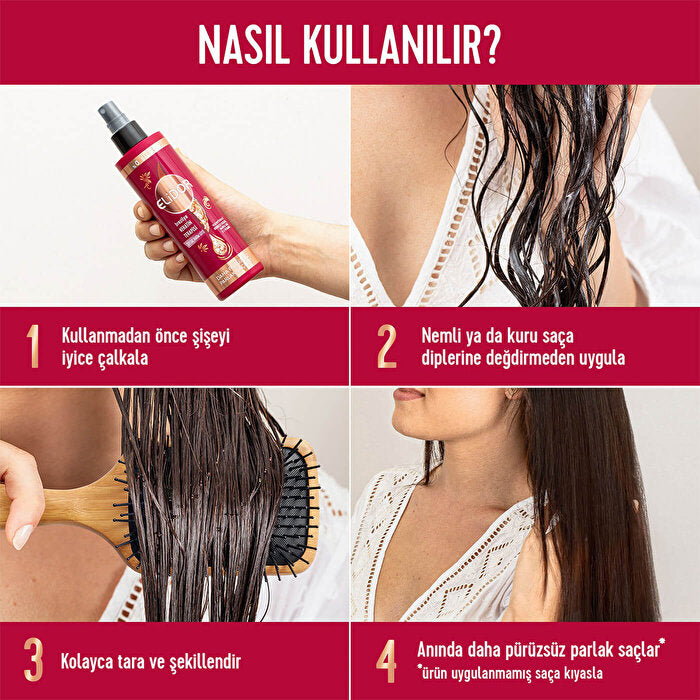 Elidor Brazilian Keratin Therapy Hair Care Lotion 200ml - Silky Smooth - view 8