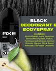 Axe Black Roll On Deodorant - 48 Hour Protection | 1.7oz