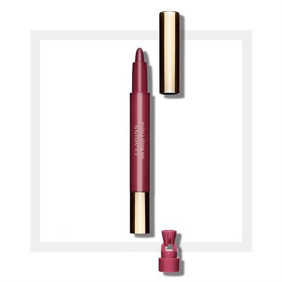 Clarins Joli Rouge Crayon 744C Soft Plum 2-in-1 Lip Liner
