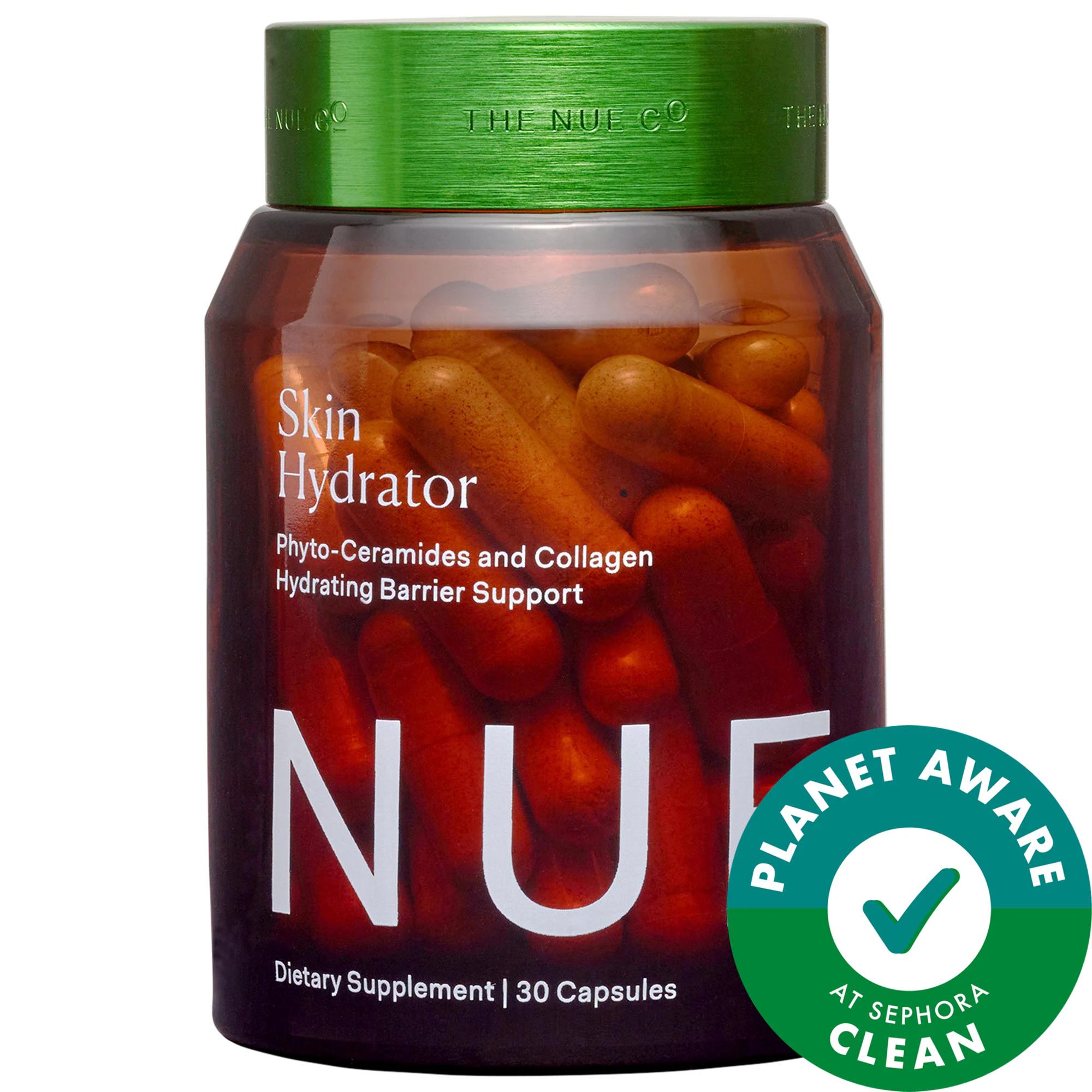Skin Hydrator Ceramide and Hyaluronic Acid Supplement - Visibly Plump, Dewy Skin in 30 Days Skin Hydrator Supplement - Hydrate & Plump Skin Skin hydrator supplement, Ceramide supplement, Hyaluronic acid for skin, Ingestible moisturizer, Clean beauty skin care, Beauty supplements, Skincare, Wellness, Anti-aging, Hydrating supplements, Natural beauty products, Eco-friendly beauty, Dietary supplements for skin health
