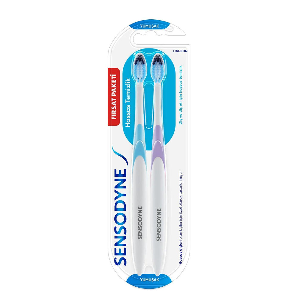 Sensodyne Sensitive Clean Toothbrush Gentle Bristles 2-Pack