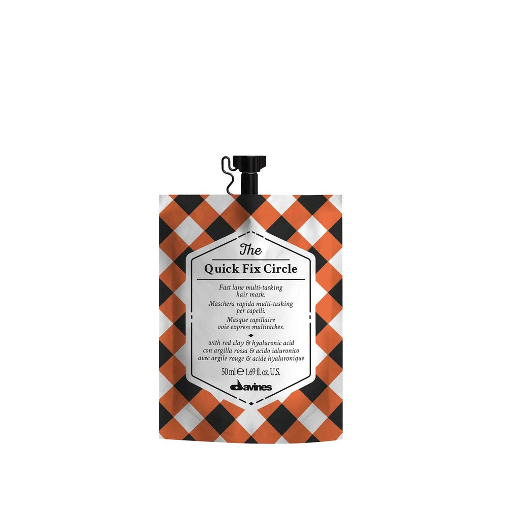 Davines The Quick Fix Circle Hair Care Mask - 50ml Multi-Purpose Hair Treatment for Damaged Hair - Hair Mask