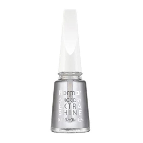 Flormar Quick Dry Extra Shine Top Coat - Fast-Drying Nail Polish | 0.34 Fl Oz - image 3