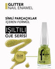 Flormar Glitter Nail Enamel Sparkly Polish 11ml