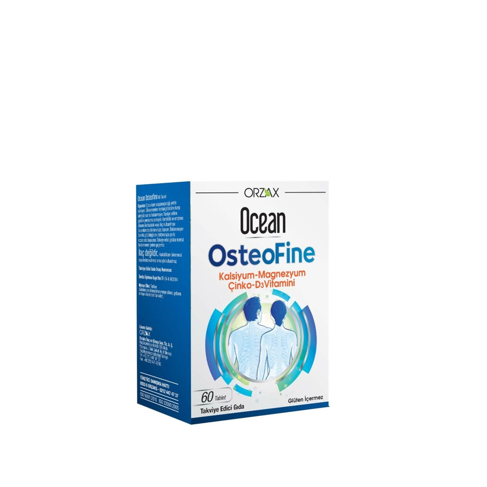 Ocean OsteoFine Dietary Supplement - Calcium Magnesium Zinc with Vitamin D3 for Bone Health - 60 Tablets - image 2