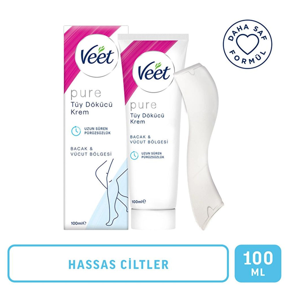 Veet Pure Hair Removal Cream for Sensitive Skin 100 ml