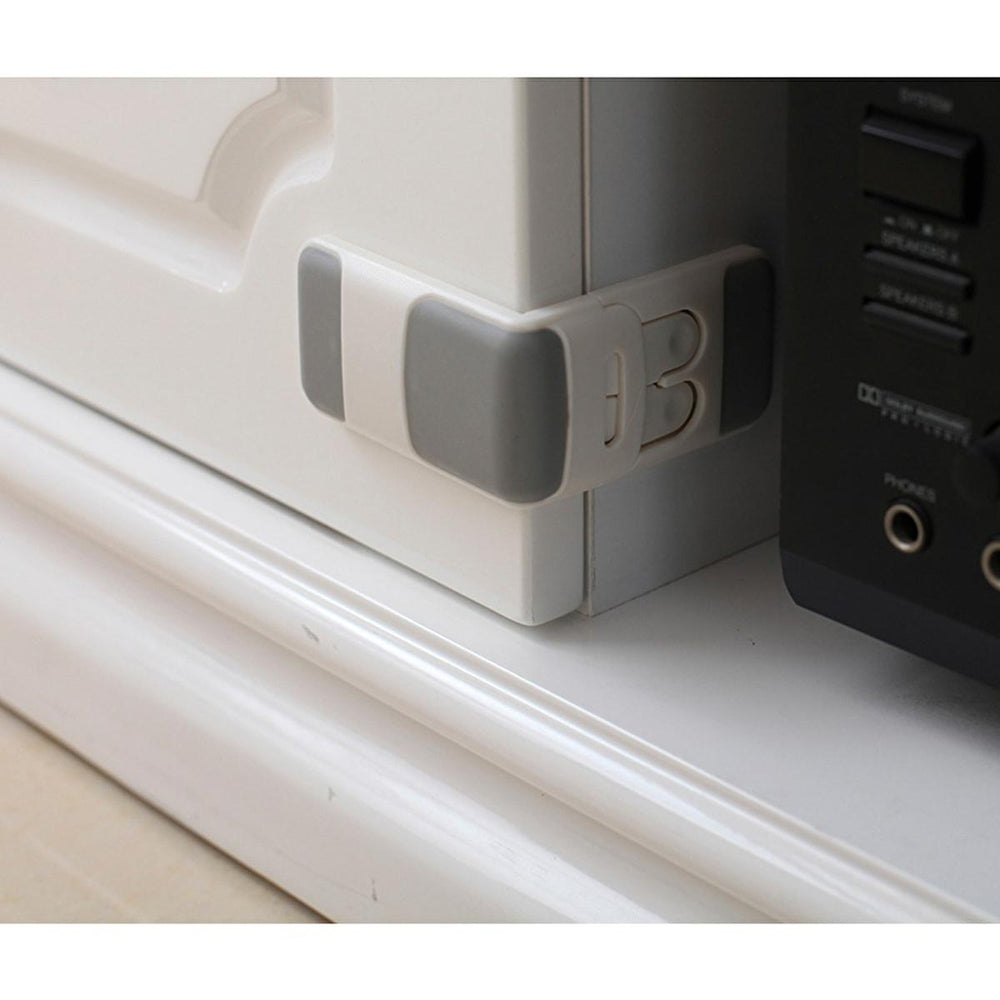 Miny Baby Safety Drawer Lock with Double Security Button - Childproof Solution for Parents - view 2